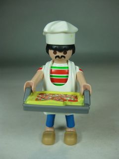 Playmobil BBQ Cook Dad Figure with Pizza Tray Apron & Chef Hat