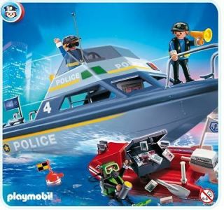 playmobil police 4429 police boat new from united kingdom time