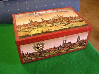 Great TIN Box Made by E.Otto Schmidt German​yNURNBE​RG