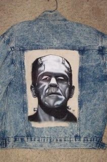 stonewashed ai rbrushed 80 s vintage jean jacket