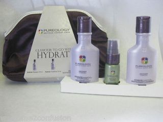 Newly listed Pureology 4 Pc Travel Set HYDRATE Shampoo 2.oz/Condition 