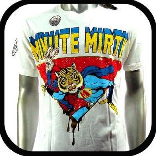 Minute Mirth T Shirt Tattoo Punk bmx Rock Art H137 Sz M Graffiti Tiger 