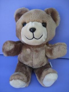   TEDDY BEAR Lovey Soft Plush VINTAGE 1983 BROWN Stuffed Animal EUC