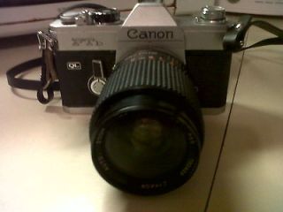 canon ftb ql 35mm camera with zoom lens time left