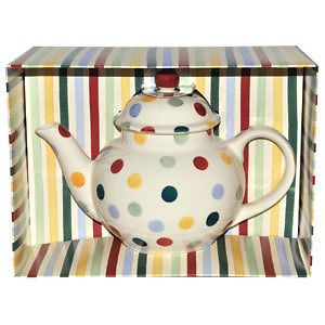 emma bridgewater new 4 cup teapot polka dot from united