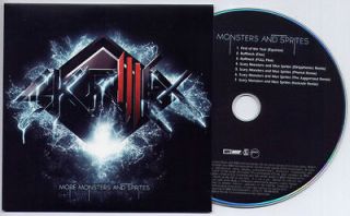   More Monsters & Sprites UK 7 trk promo test CD card sleeve Kaskade