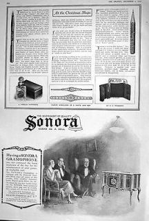  1920 Sonora Gramophone Vinolia Jewellery Aeolian Vocalion Music Dance