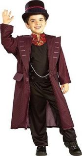 Child Ages 5 7 Years Licensed Willy Wonka Factory Outfit Fancy Dress 