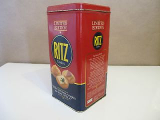 limited edition ritz crackers tin 1987 from canada time left