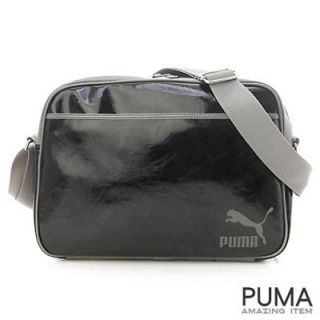 bn puma special shoulder messenger school bag black