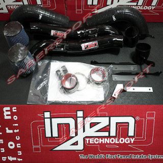   DUAL COLD AIR INTAKE SYSTEM 07 08 NISSAN 350Z +16HP BLACK (Fits 350Z