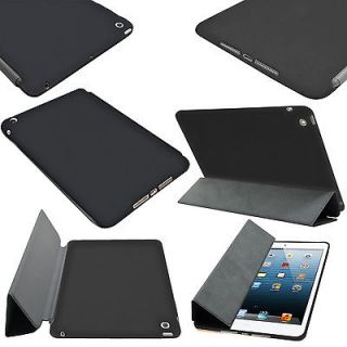 HQ Black Durable Smart Gel Tough TPU Back Cover Case for iPad Mini 