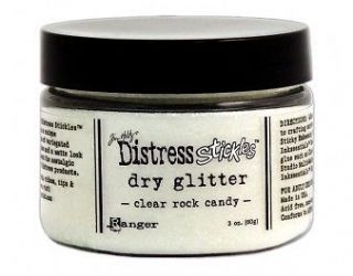 Tim Holtz Distress Stickles Dry Glitter – Clear Rock Candy