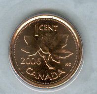 2006 P Penny 1 One Cent 06 Canada/Canadian BU Coin UNC