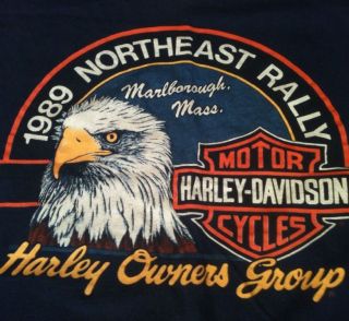   1989 Harley Davidso​n Motorcycles Northeast Owners Rally Mens XL