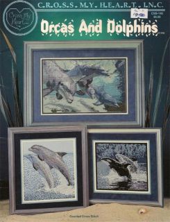 cross stitch pattern orcas and dolphins from canada  14 99 