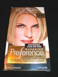 loreal superior preference ltst natural blonde 9 1 2 nb