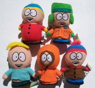South park plush Doll Toy Cartman, Kyle, Butter, Kenny, Stan (7   8 