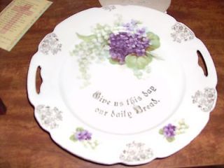 GIVE US THIS DAY OUR DAILY BREAD PLATE  SCHWARZENHAMMER BAVARIA