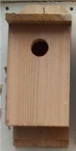 new cedar wood bluebird birdhouse outdoor bird house time left