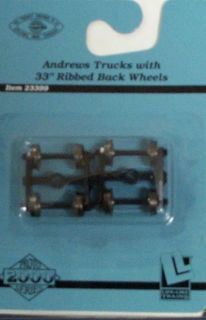 Life Like Proto 2000 HO Andrews HO Trucks 33 Ribbed Back Wheels 1(pr 