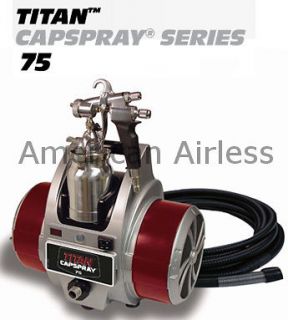 titan capspray 75 hvlp fine finish airless paint sprayer time
