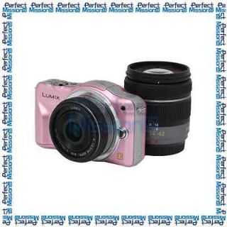 Panasonic LUMIX DMC GF3W D.Kit (14)(14 42) Pink ✜ 1 Yrs Warranty 