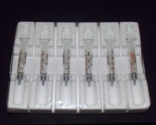 New Vintage 2cc B D Glass Syringes with Metal Tip