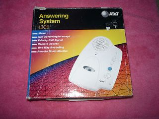 AT&T ANSWERING MACHINE SYSTEM 1305 RARE OOP MONITOR HOUSE 2WAY 