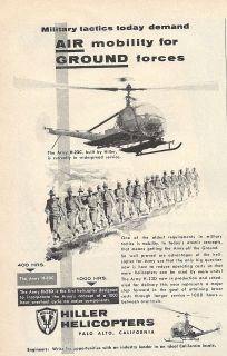 1951 hiller h 23c helicopter ad 4 11 12 time