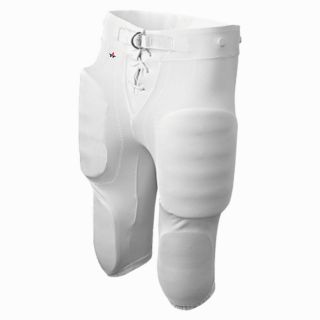 Youth Football Pants with Snaps Alleson   White Sizes XS XL   NEW _65B 