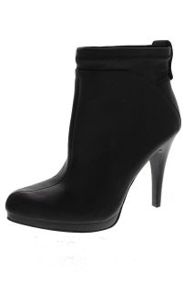 Nine West NEW Be There Black Leather Pointed Toe Ankle Boots Heels 