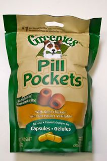 greenies pill pockets chicken flavor 7 9 ounce bag time
