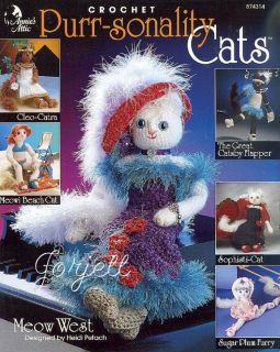 purr sonality cats annie s cute kitty crochet patterns time