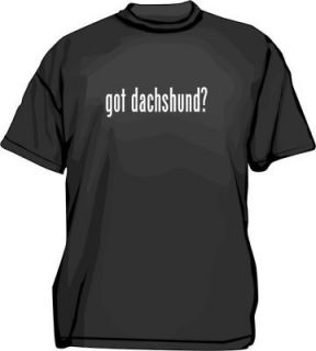got dachshund weiner dog logo men s tee shirt sz color more options 
