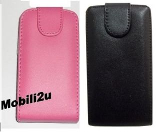   Case Pouch For Samsung MOBILE PHONE Pink Black Magnetic Cover UK