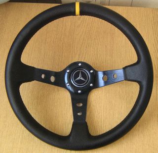 Deep Dish Rally Steering Wheel for MERCEDES w201 190 E D w123 w124 CLK 