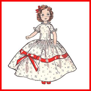 Vintage Doll Dress HUGE WARDROBE Pattern ~ 8 Shirley Temple