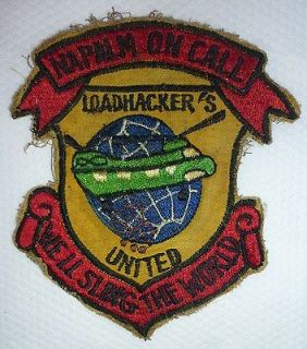 Qv557   Patch   NAPALM BOMBER   LOADHACKERS UNITED   229th Avn 