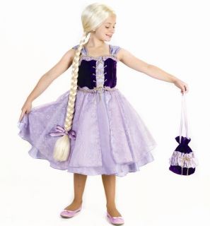 Rapunzel Costume Dress Tower Princess Tangled Child Girls 3T 4T 3 4 5 