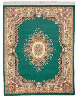 ft round hand knotted oriental rug chinese aubusson teal