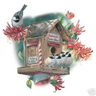barbershop chickadees birdhouse tshirt sizes colors more options size 