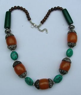 chunky turquoise necklace in Ethnic, Regional & Tribal