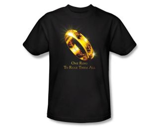 Licensed Lord of the Rings Movie One Ring to Rule Them All T Shirt 