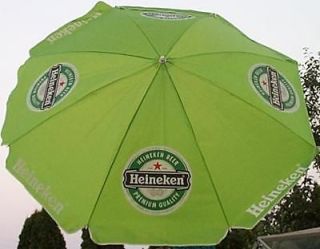 heineken logo 6 foot beer umbrella patio beach style new