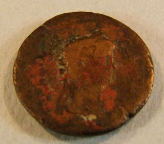 egyptian ancient bronze coin 1st cent a d # m389