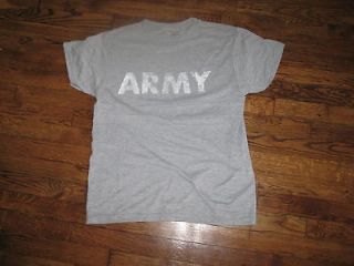 tshirt,us army pt shirt,medium, new ,100% poly,wicking,us made