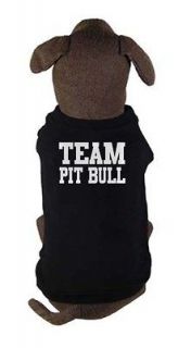 TEAM PIT BULL   dog and puppy t shirt   pet clothing   all sizes