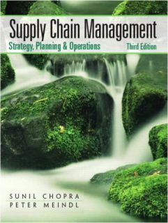 Supply Chain Management Strategy, Planning, and Operation by Peter 