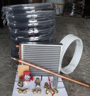 Outdoor Wood Furnace Boiler installation kit/heat exchanger/plat​e 